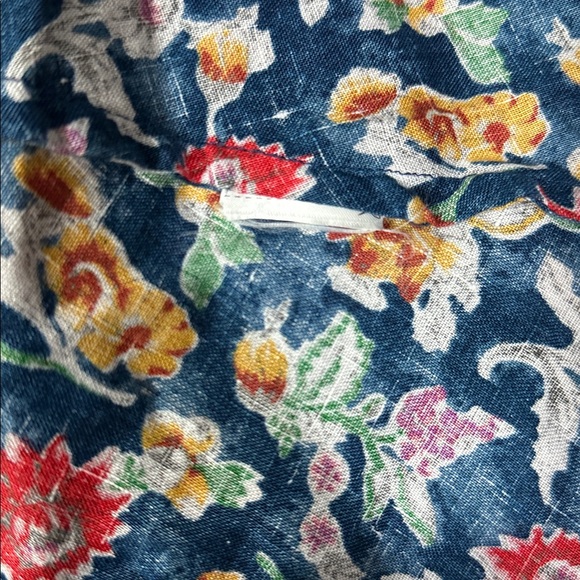 Lauren Ralph Lauren Floral Tie Waist Shirtdress Like new Size 2P - Picture 6 of 6